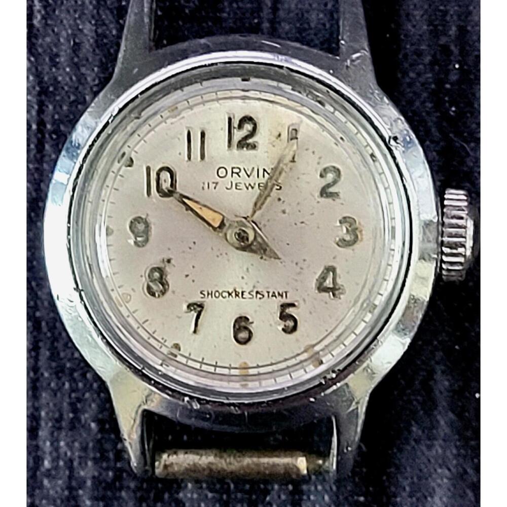 Vintage Orvin‎ 17 Jewels Mechanical Ladies Watch New Crystal